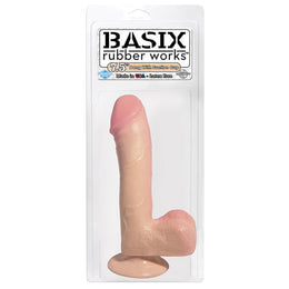 PD Basix 7.5in Dong Balls & Suction Beig