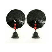 Bijoux de Nip Black Round Pasties Bells
