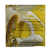 Trustex Flavored Lubricated Condoms - 3 Pack - Banana
