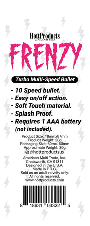 Frenzy - Power Bullet- Black