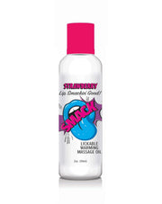 Smack Warming and Lickable Massage Oil - Peach 2 Oz