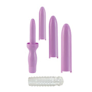 Dr. Laura Bernam Dilators - Set of 4 Locking Sizes Plus Sleeve - Purple