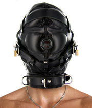 Strict Leather Sensory Deprivation Hood- SM